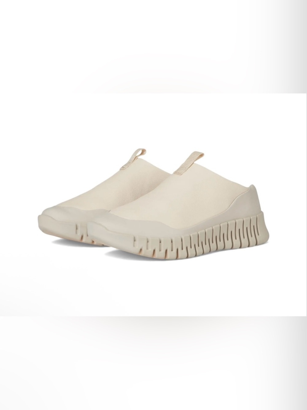 ECCO Gruuv Soft Leather, Slip-On Orthotic Sneaker, Size 9-9.5 EU 40, GUC
